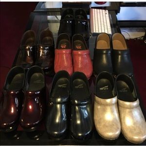 DANSKOS CLOGS $100 each worn once
